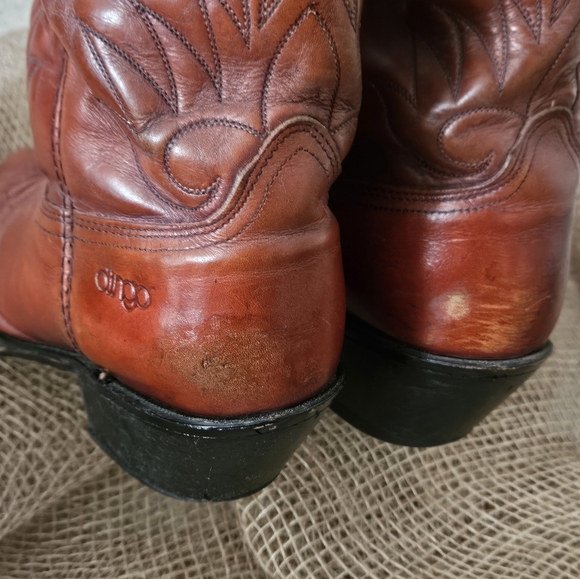 Dingo Vintage Leather Western Cowboy Boots 12D - Picture 3 of 8